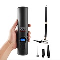 QLT No Less QLT - Draagbare Luchtcompressor - Elektrische pomp - Oplaadbaar - 10,3 bar – Incl. opzetstukken