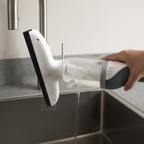 BREND BREND BR-2218 Elektrische Raamwisser en Sprayfles - Ramenwasser met Zuigsysteem