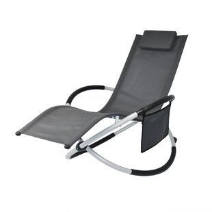 FlinQ Opvouwbare Ligstoel voor Buiten - Luxe Tuinstoel met Schommelfunctie