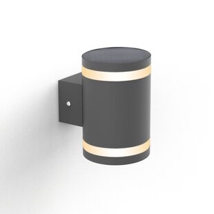 FlinQ Muurlamp Dusk - Op zonne-energie - IP44 waterdicht - Eenvoudige installatie