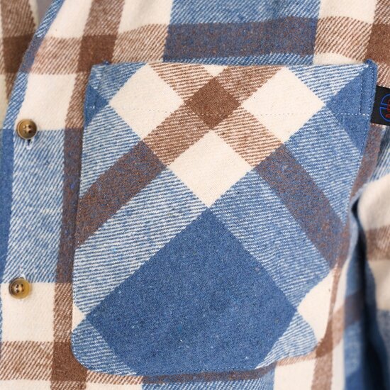 Mario Russo Mario Russo Overshirt voor Heren - Met Borstzak