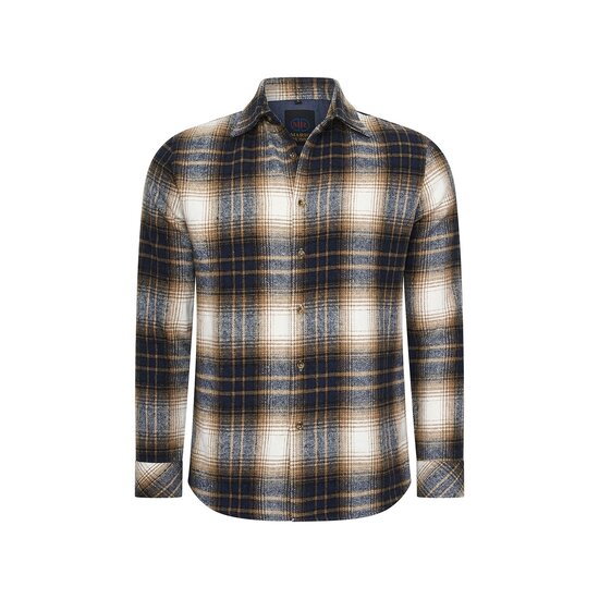 Mario Russo Mario Russo Overshirt voor Heren - Met Borstzak