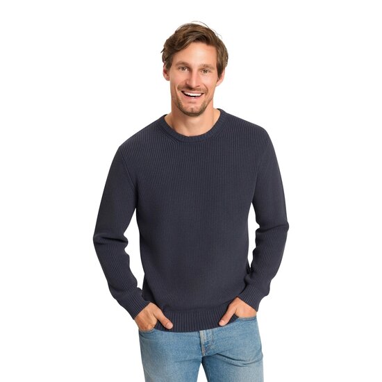Mario Russo Mario Russo Rib Sweater - Comfort en Italiaanse Stijl