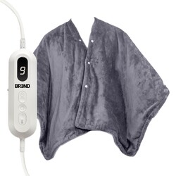 BREND BR-2220 Elektrische Deken - Plaid, Cape en Poncho in Eén