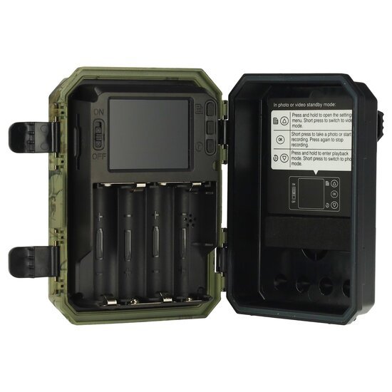 BREND BREND Wildcamera met Nachtzicht voor Foto en Video – 48MP en 4K – 32GB SD-kaart