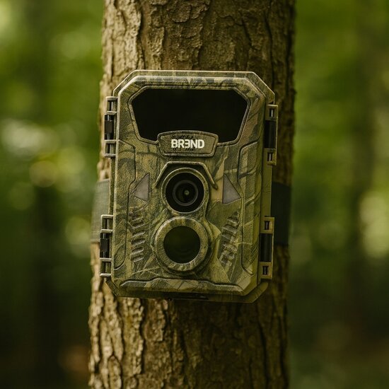 BREND BREND Wildcamera met Nachtzicht voor Foto en Video – 48MP en 4K – 32GB SD-kaart