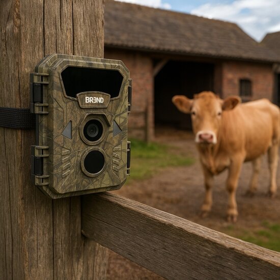 BREND BREND Wildcamera met Nachtzicht voor Foto en Video – 48MP en 4K – 32GB SD-kaart