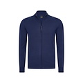 Mario Russo Mario Russo Full Zip Vest - Cardigan met Stretch