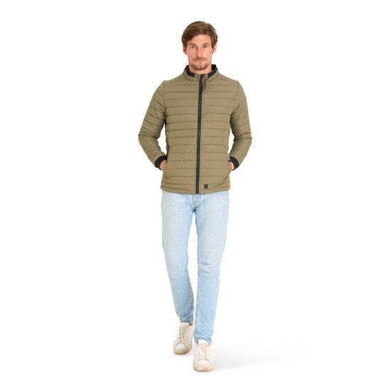 Mario Russo Mario Russo Wave Jacket Gewatteerde Jas - Tussenjas