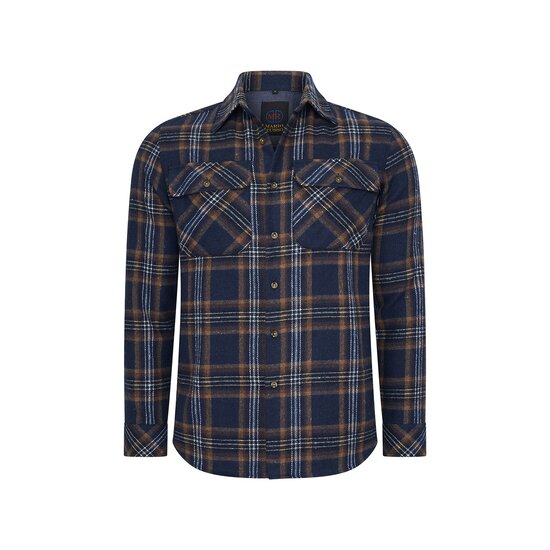 Mario Russo Mario Russo Overshirt voor Heren - Met Borstzak