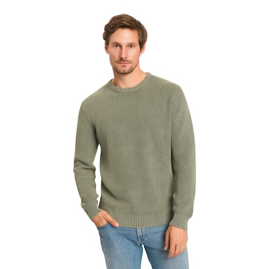 Mario Russo Mario Russo Rib Sweater - Comfort en Italiaanse Stijl