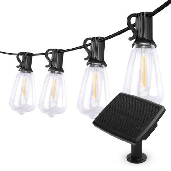 FlinQ FlinQ Smart Outdoor Solar String Light – Sfeervolle Slimme Verlichting voor Buiten