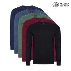 Mario Russo Pullover Round-neck Trui - Sweater met Ronde Hals