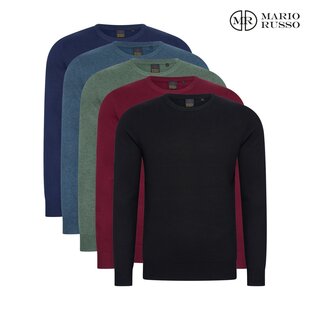 Mario Russo Pullover Round-neck Trui - Sweater met Ronde Hals