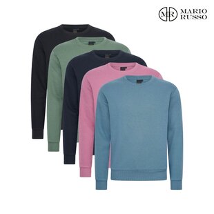 Mario Russo Basic Sweater voor Heren - Moderne Italiaanse Trui