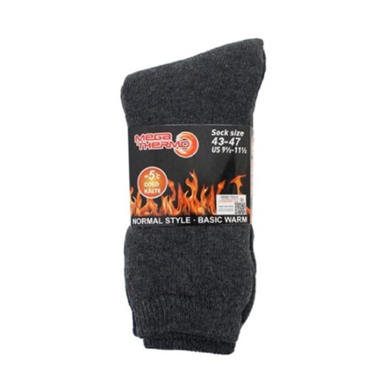 Attrezzo Attrezzo Thermosokken voor Dames en Heren – Set van 5 Paar Sokken – Mix – 43/47