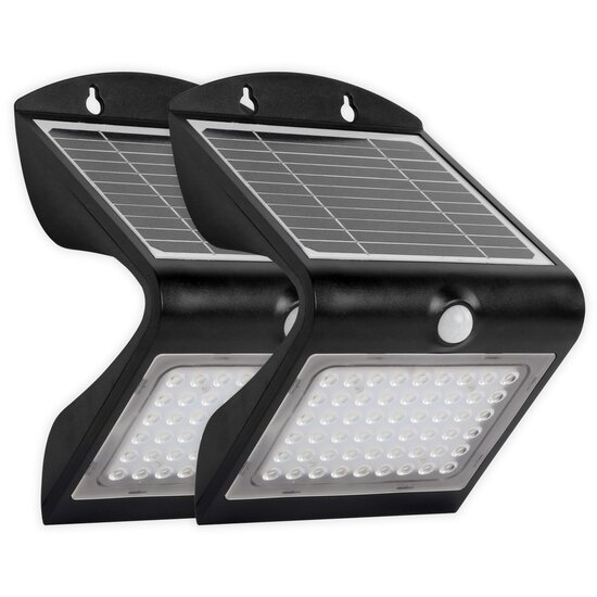 FlinQ FlinQ Atalanta Solar Buitenlamp - Wandlamp met Bewegingssensor