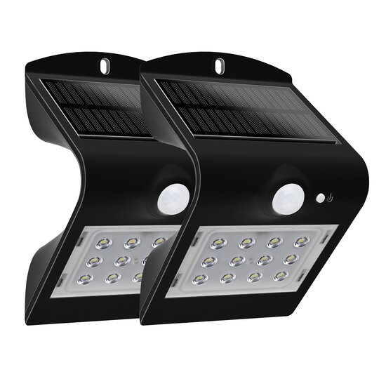 FlinQ FlinQ Geisha Solar Buitenlamp - Wandlamp met Bewegingssensor