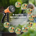 FlinQ FlinQ Automatische Tuinslanghaspel met 9 Sproeistanden - 180° Draaibaar - 30 Meter