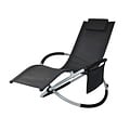 FlinQ FlinQ Opvouwbare Ligstoel voor Buiten - Luxe Tuinstoel met Schommelfunctie