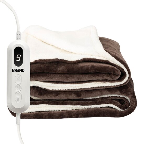 BREND BREND  Elektrische Deken – Fleece Deken / Plaid – 180 x 130 CM - BR-2219