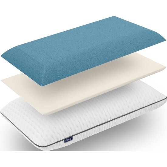 Emma Emma Foam Hoofdkussen 70x40 cm – Aanpasbaar comfort en ergonomische ondersteuning
