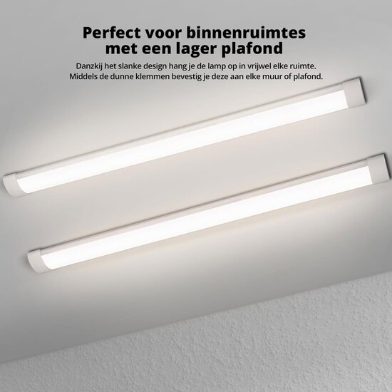FlinQ FlinQ LED Batten Verlichting - LED Balk met 50.000 Branduren
