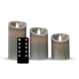 FlinQ Oplaadbare Kaarsen Set van 3 Stuks met Afstandsbediening