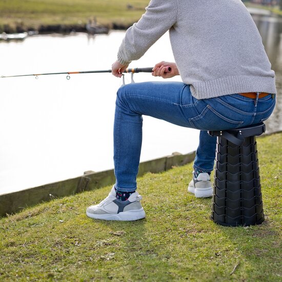 Nexxt Nexxt Telescopische Stoel – Comfortabel, Draagbaar en Verstelbaar