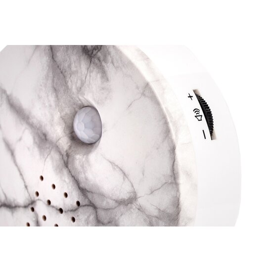 QLT No Less Nature Box Vogelhuisje met Sensor en 3 Natuurgeluiden - Rond