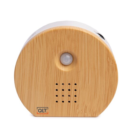 QLT No Less Nature Box Vogelhuisje met Sensor en 3 Natuurgeluiden - Rond