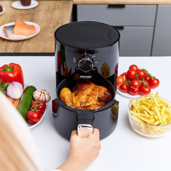MPM MPM MFR-12 Airfryer 2L - 800W - Compact - met timer