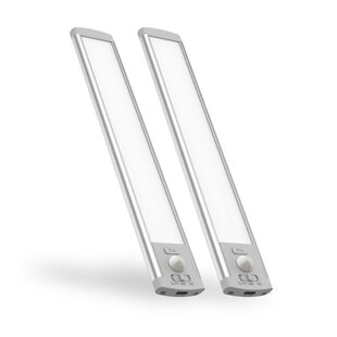 FlinQ MagniGlow Draadloze Sensorlamp - Set van 2 Stuks