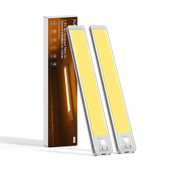 FlinQ FlinQ MagniGlow Draadloze Sensorlamp - Set van 2 Stuks