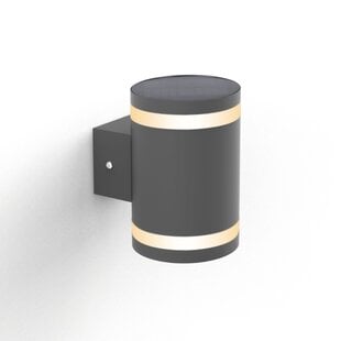 FlinQ Muurlamp Dusk - Op zonne-energie - IP44 waterdicht - Eenvoudige installatie