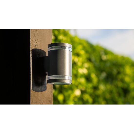 FlinQ FlinQ Muurlamp Dusk - Op zonne-energie - IP44 waterdicht - Eenvoudige installatie