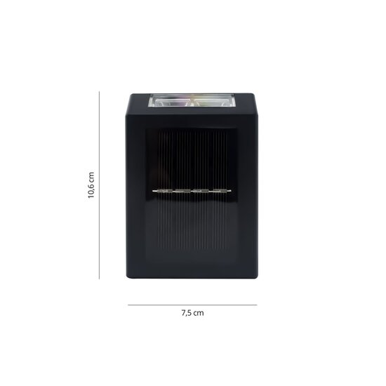 FlinQ FlinQ Solar Wandlamp voor Buiten - Solar Tuinverlichting - LED