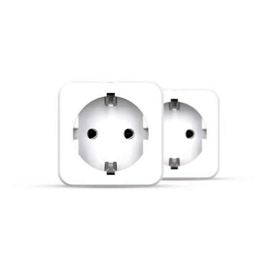 FlinQ FlinQ Slimme Stekkers 2-pack - Slim stopcontact - Smart plug - Energie meten