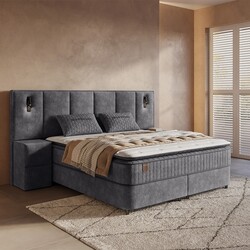 Dreamhouse Opbergboxspring Cresta - Inclusief 2 nachtkastjes