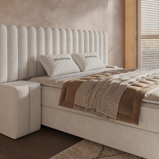 Dreamhouse Dreamhouse Opbergboxspring Imperial XL - Inclusief 2 nachtkastjes