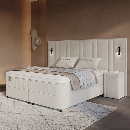 Dreamhouse Dreamhouse Opbergboxspring Royal XL - Inclusief 2 nachtkastjes