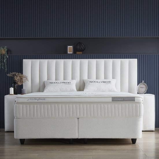 SKYBEDD SKYBEDD® Opbergboxspring Woollybedd