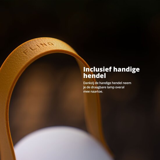 FlinQ FlinQ Fiji Oplaadbare Tafellamp voor Binnen en Buiten - Gekleurd en Wit LED