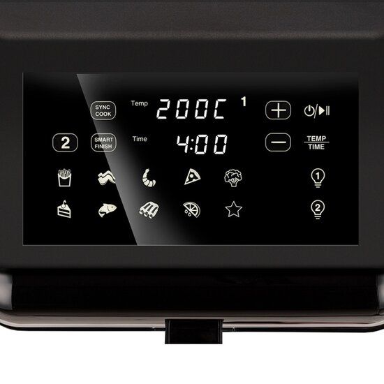 MPM MPM MFR-13 Dubbele Airfryer - 2x 6L