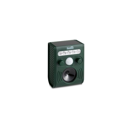 909 outdoor Ultrasone Honden-, Katten- en Muizen Verjager 909 Outdoor – Effectieve dierverjaging voor buiten - Zonne-energie