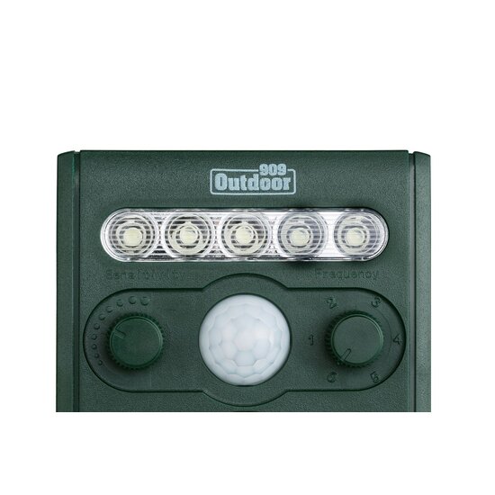 909 outdoor Ultrasone Honden-, Katten- en Muizen Verjager 909 Outdoor – Effectieve dierverjaging voor buiten - Zonne-energie