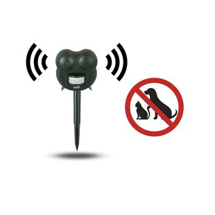 Ultrasone Honden-, Katten- en Muizen Verjager 909 Outdoor – Effectieve dierverjaging voor buiten - Batterijen