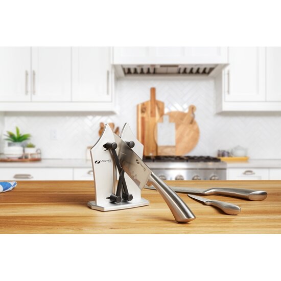 Magnani Messenslijper - Altijd scherpe messen in een handomdraai