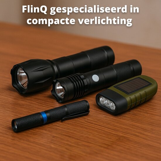 FlinQ FlinQ Pen Flashlight Premium 2-pack – Compacte en krachtige LED zaklamp voor dagelijks gebruik