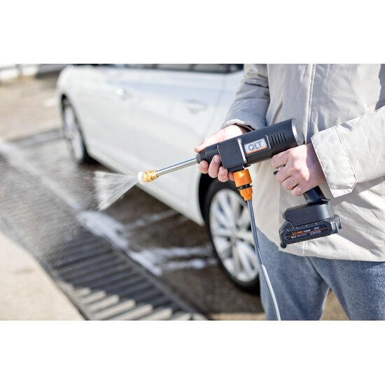 QLT No Less QLT Accu Drukreiniger 20V – 40 Bar: De Ultieme Draadloze Hogedrukreiniger